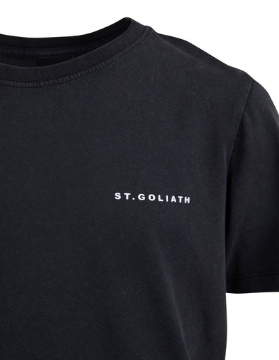 St Goliath. STG Essential Tee Washed Black Boys