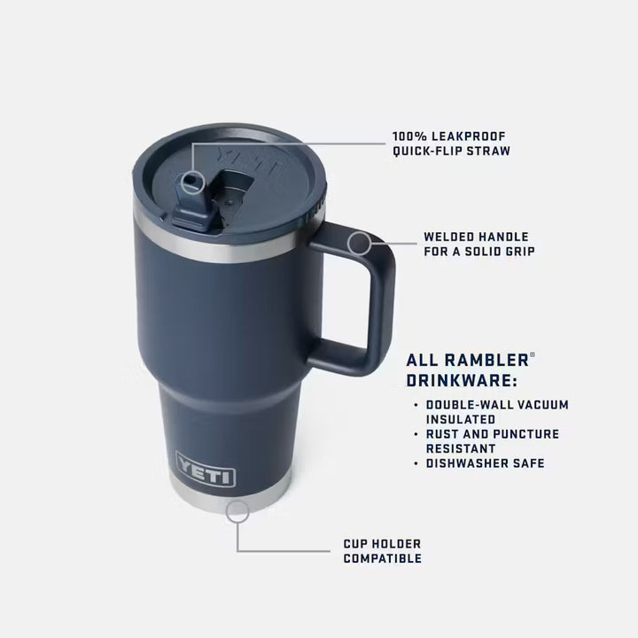 Yeti Rambler R30 Travel Straw Mug