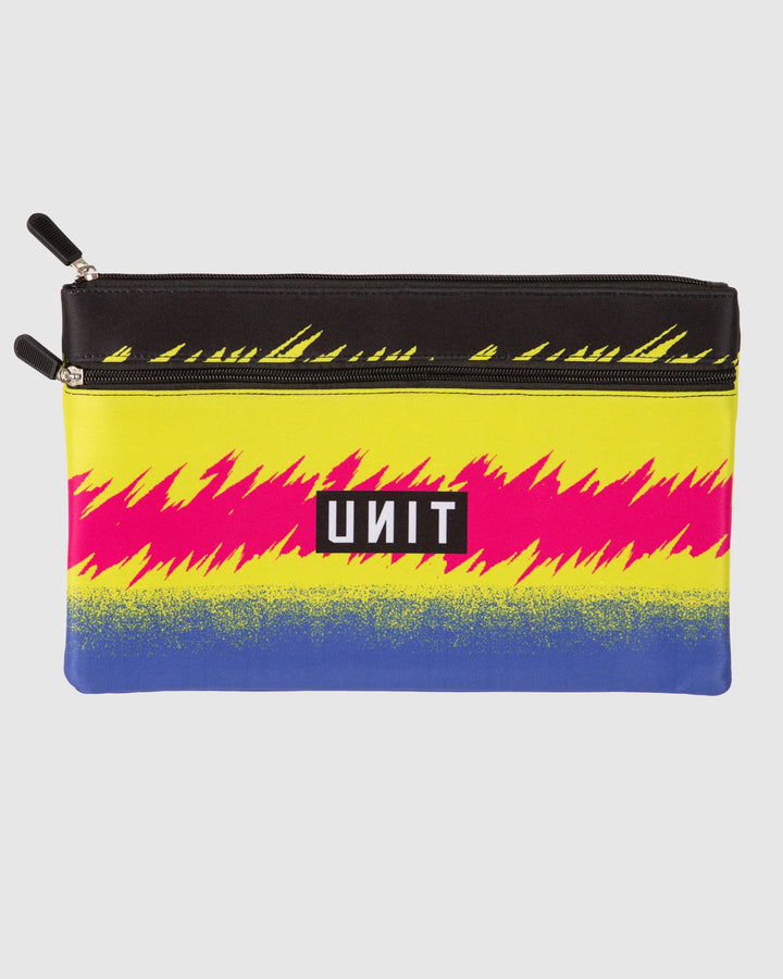 UNIT Double Pencil Case - Electric