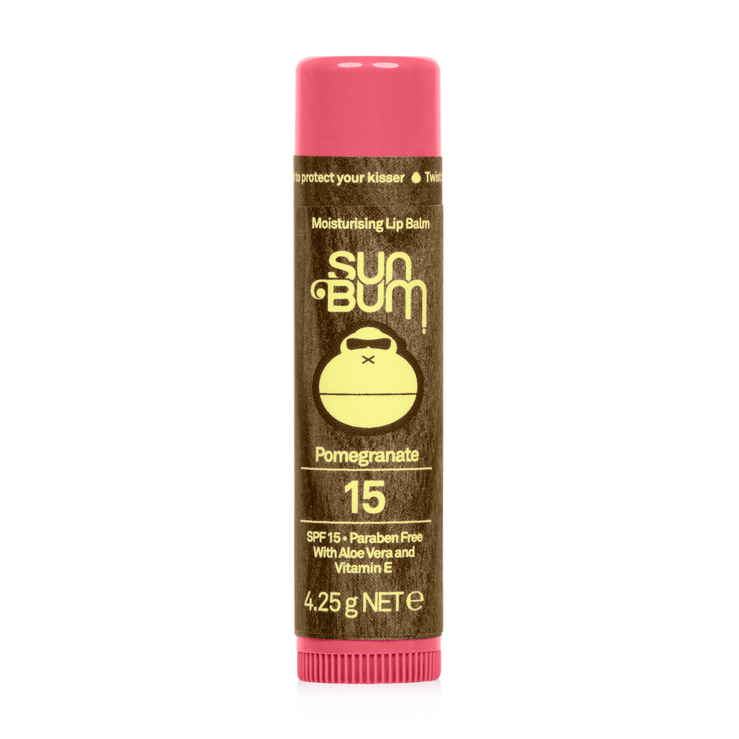 SunBum Original SPF 15 Lip Balm Pomegranate