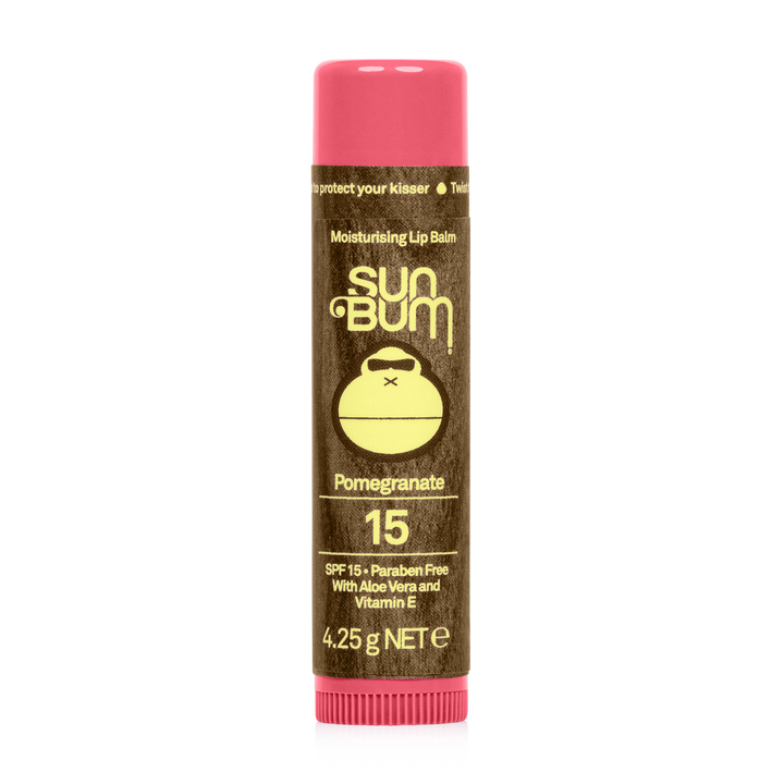 SunBum Original SPF 15 Lip Balm Pomegranate