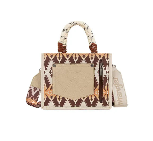 Wrangler Southwestern Rope Handle Bag