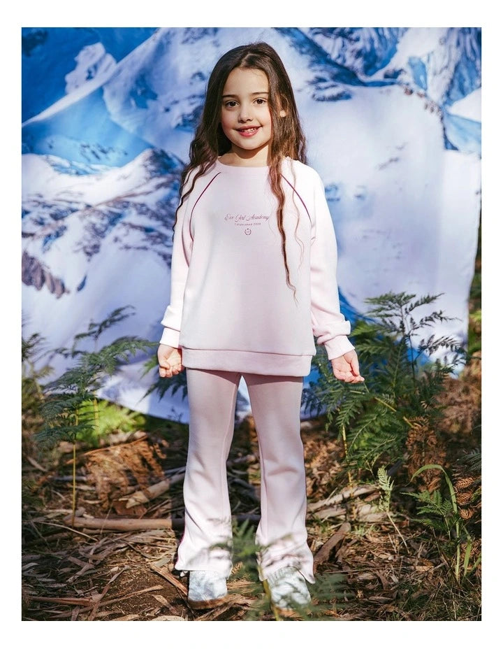 Eve Girl Aspen Flare Pale Pink - TheSquarePeg