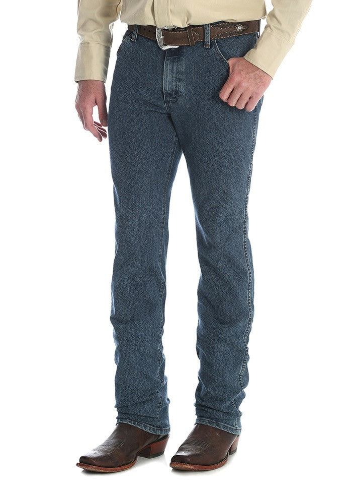 Wrangler Premium Mens Cowboy Cut Slim Jean - 34 inch leg