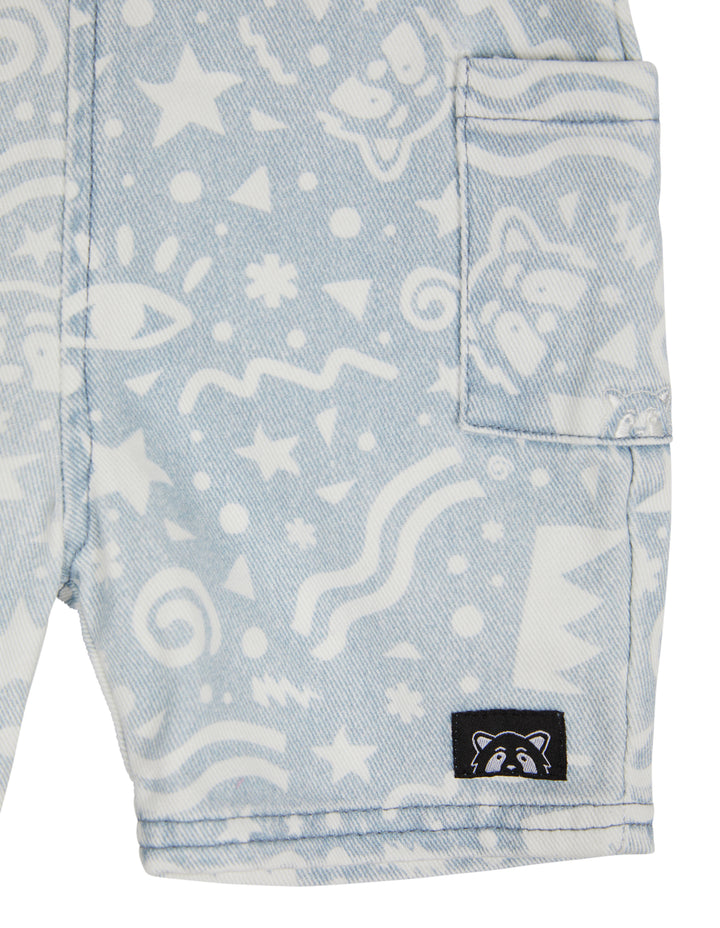 Animal Crackers Stamp Overalls