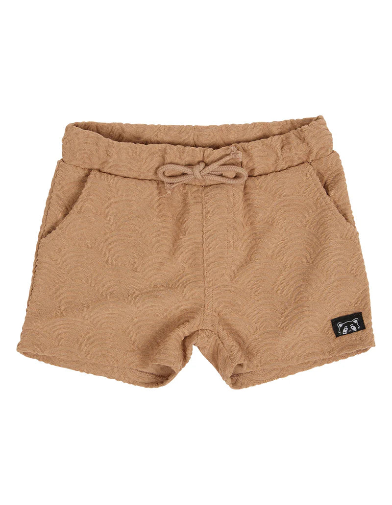 Animal Crackers Towling Short Tan