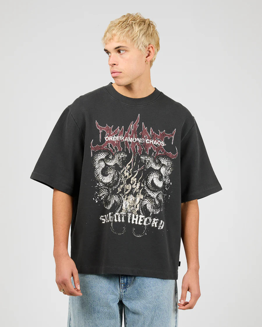 Silent Theory Anarchy Fleece Tee - TheSquarePeg