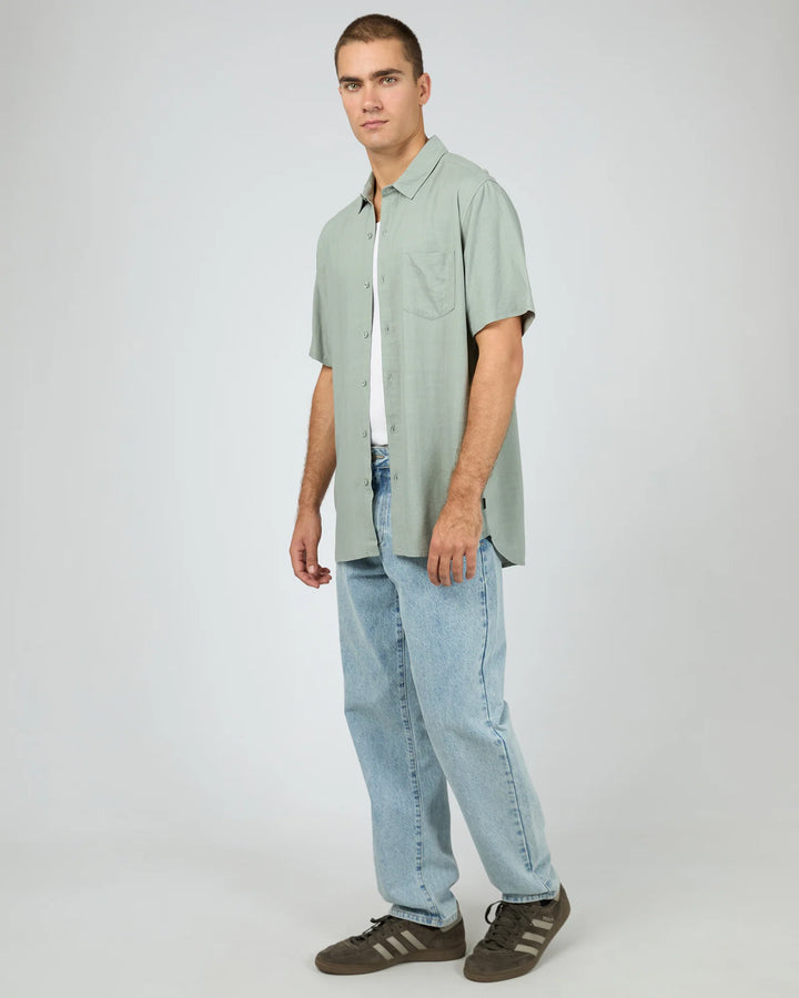 Silent Theory Textured Linen SS Shirt