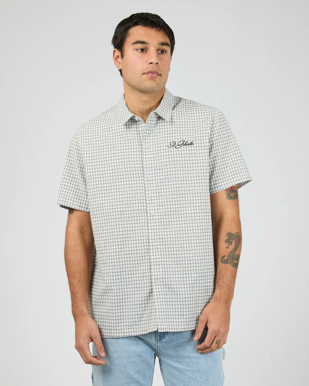 St. Goliath Steps Check SS Shirt