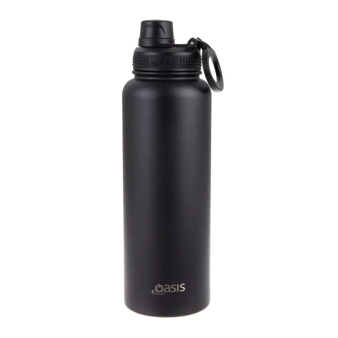 Oasis S/S Double Wall Insulated Challenger Sports Bottle W/ Screw Cap 1.1L - TheSquarePeg