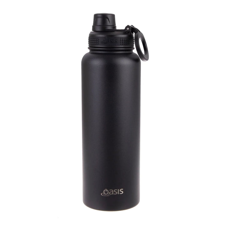 Oasis S/S Double Wall Insulated Challenger Sports Bottle W/ Screw Cap 1.1L - TheSquarePeg