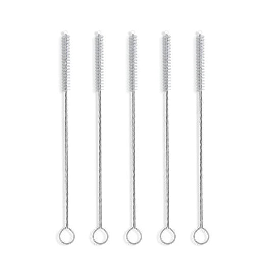 Stainless Steel Straw Cleaning Brushes - 5 pack