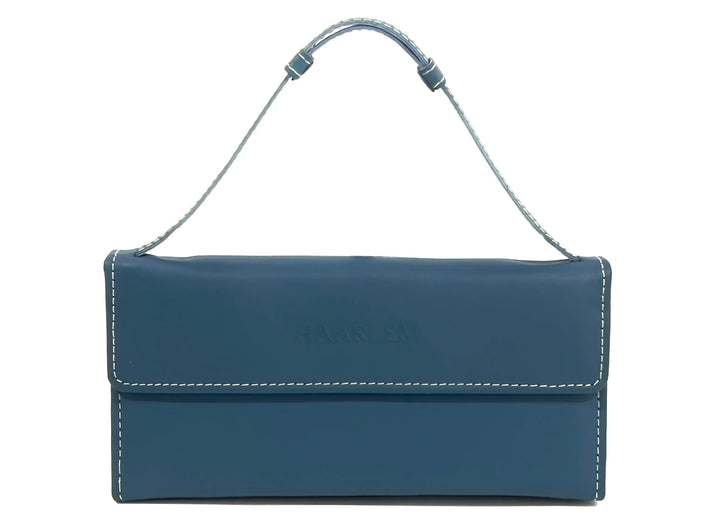 HAARLEM Womens DERI 26703 Leather Wallet Blue