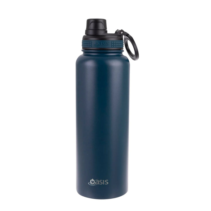 Oasis S/S Double Wall Insulated Challenger Sports Bottle W/ Screw Cap 1.1L - TheSquarePeg