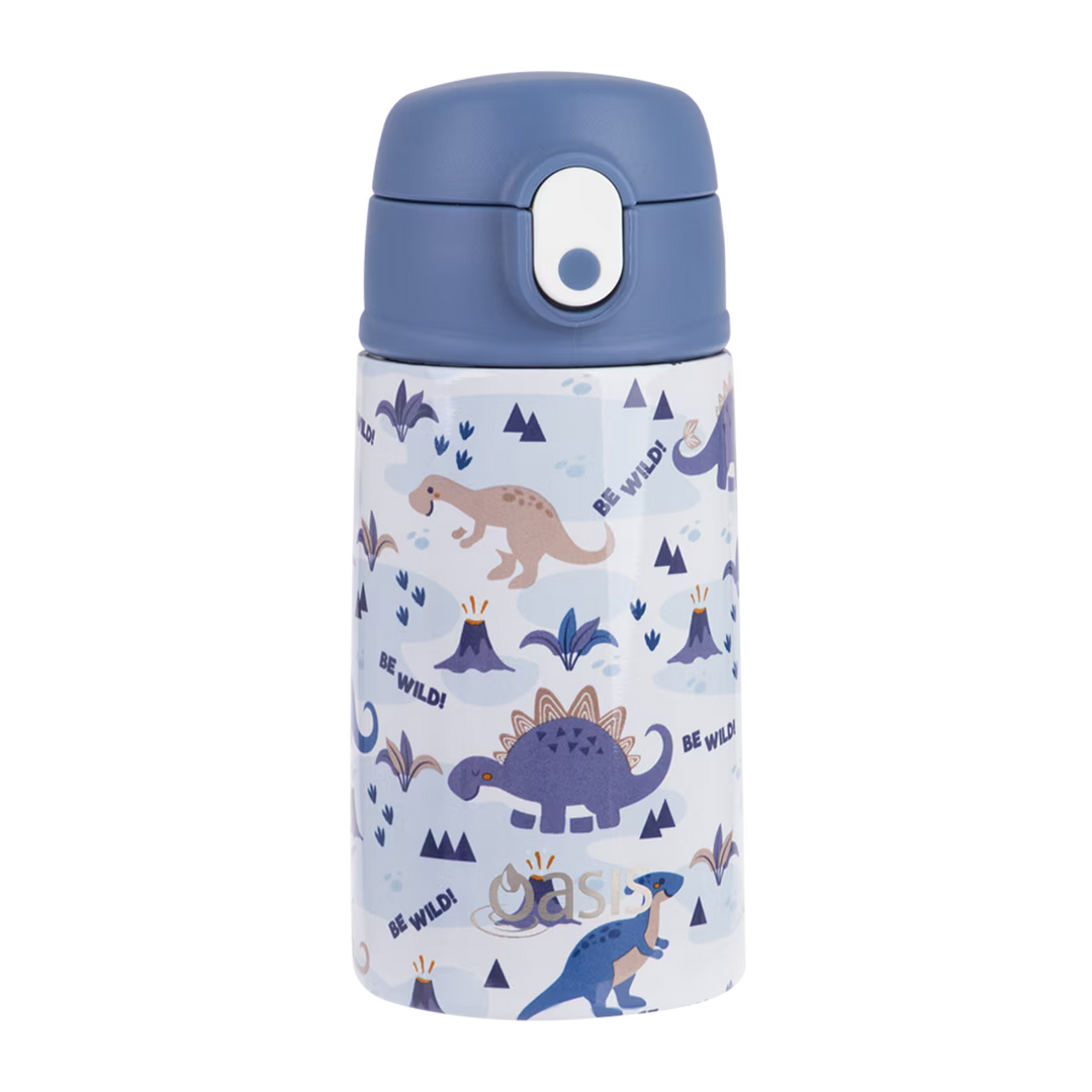 Oasis S/S Double Wall Insulated Kids Bottle W/Sipper 400ml