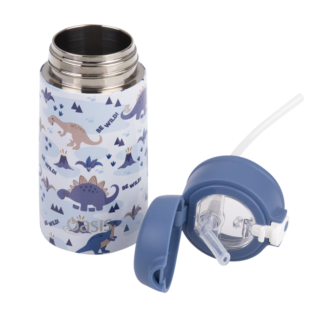 Oasis S/S Double Wall Insulated Kids Bottle W/Sipper 400ml