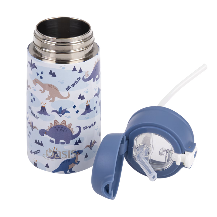 Oasis S/S Double Wall Insulated Kids Bottle W/Sipper 400ml