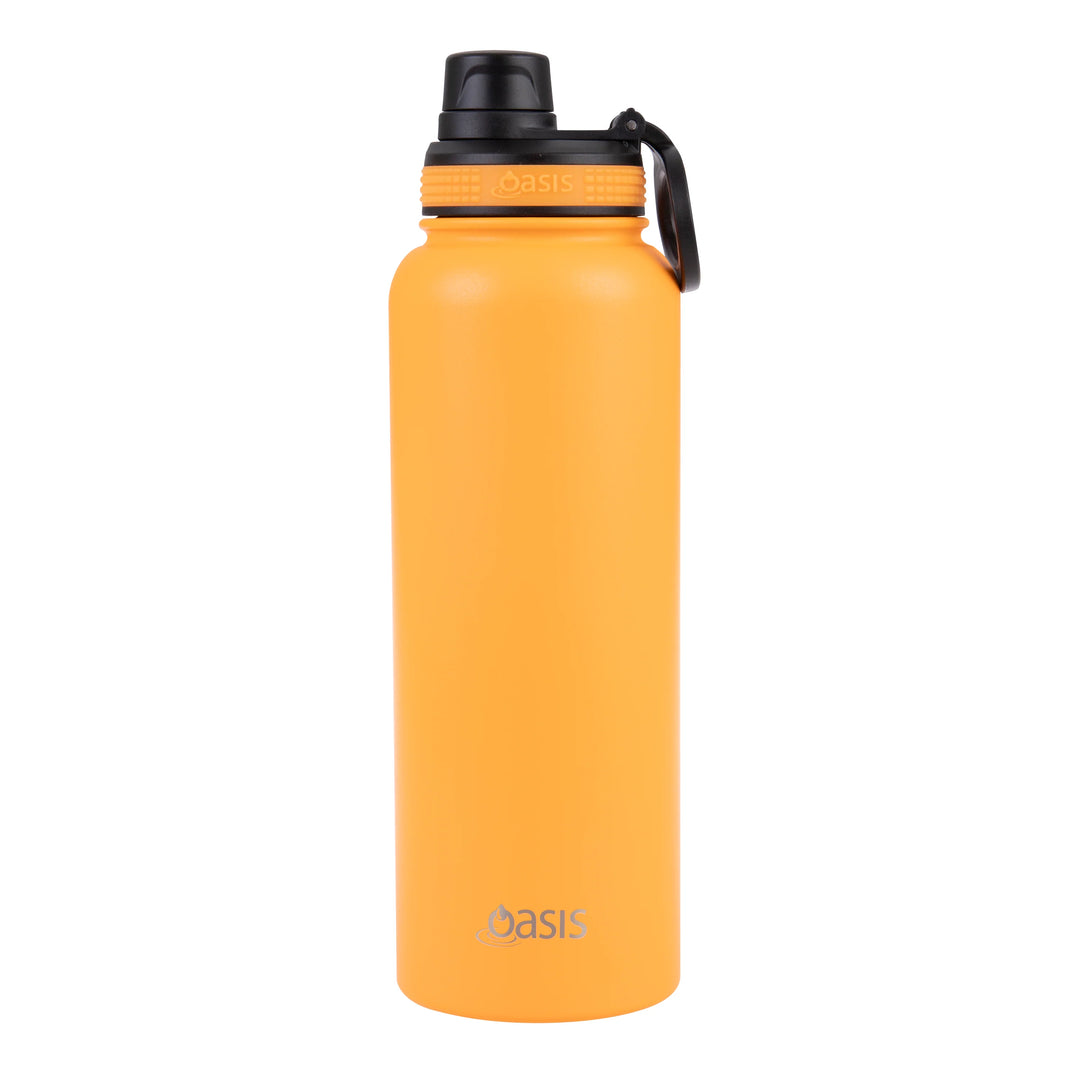 Oasis S/S Double Wall Insulated Challenger Sports Bottle W/ Screw Cap 1.1L - TheSquarePeg