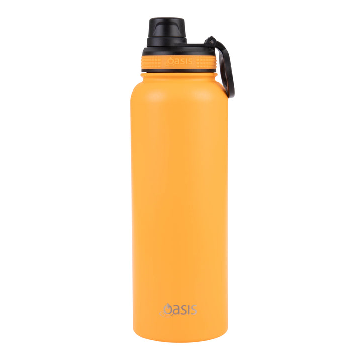 Oasis S/S Double Wall Insulated Challenger Sports Bottle W/ Screw Cap 1.1L - TheSquarePeg