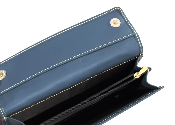 HAARLEM Womens DERI 26703 Leather Wallet Blue