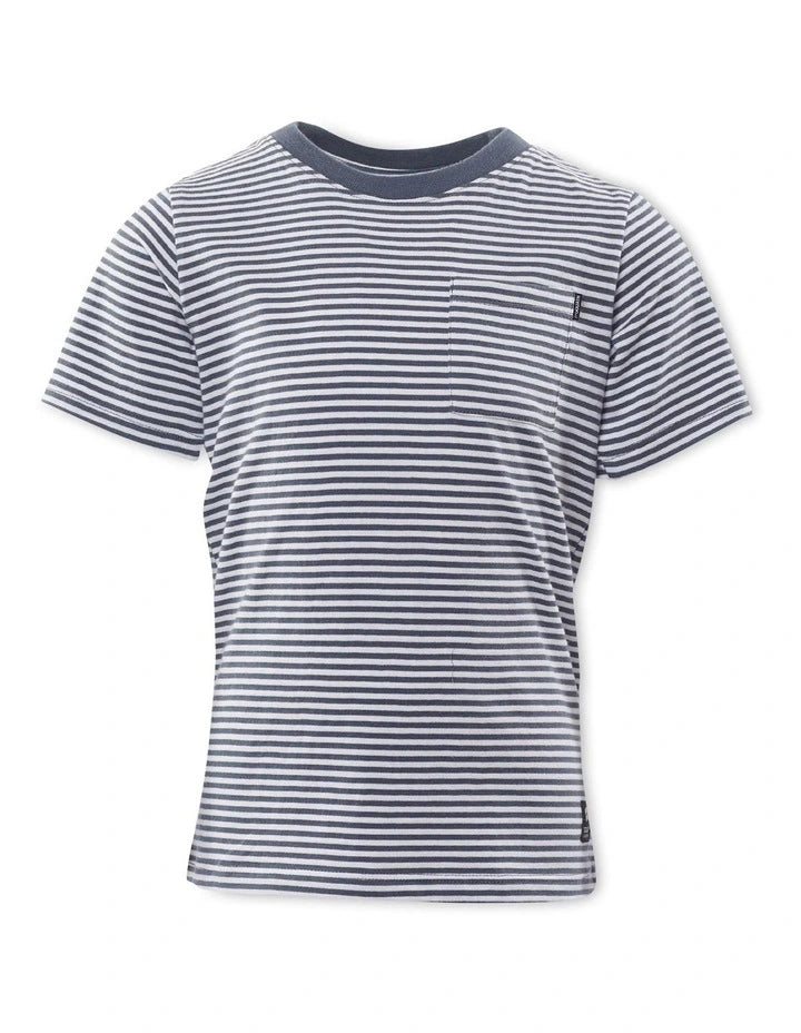 ST Goliath Pocket Stripe Tee Blue