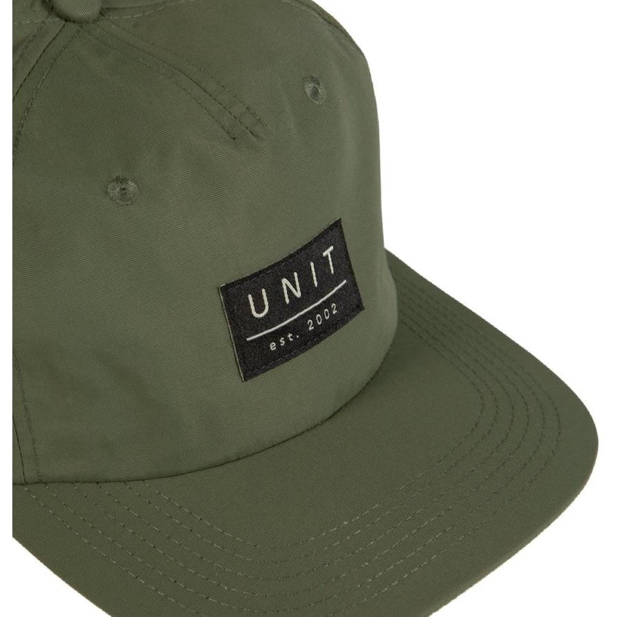 Unit Mens Headwear Snapback Cap - Courtz Black