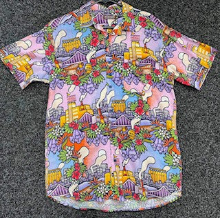 AB Milton Mango Euphoric button up shirt