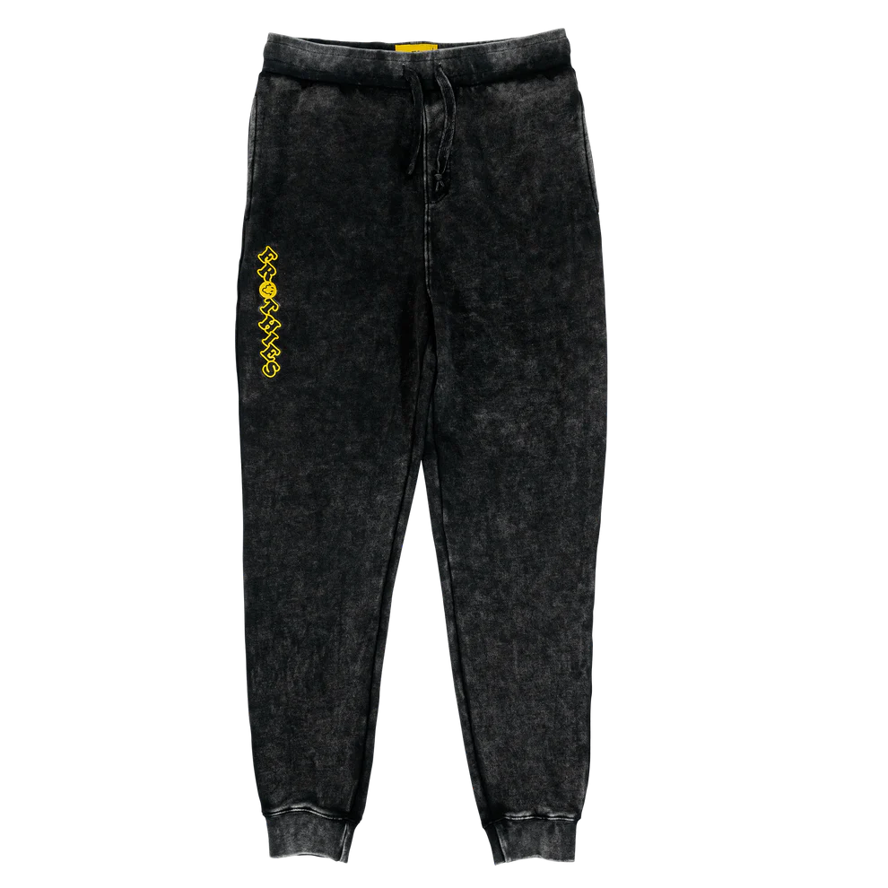 AB Good Times Gyms Fleece Trackies Black M