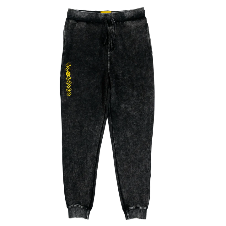 AB Good Times Gyms Fleece Trackies Black M