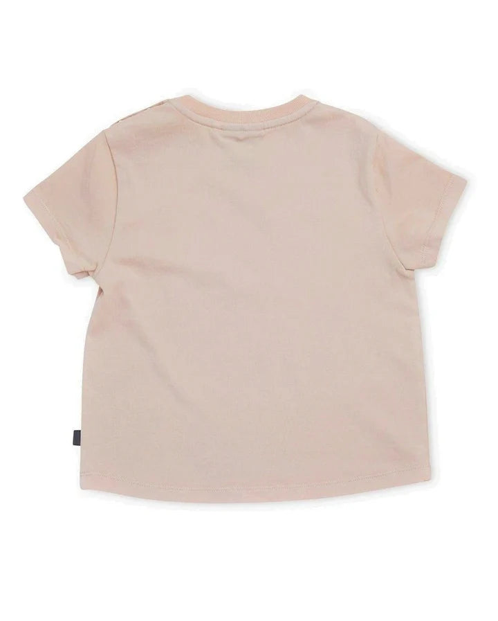 ANIMAL CRACKERS- ANIMATED TEE- TAN