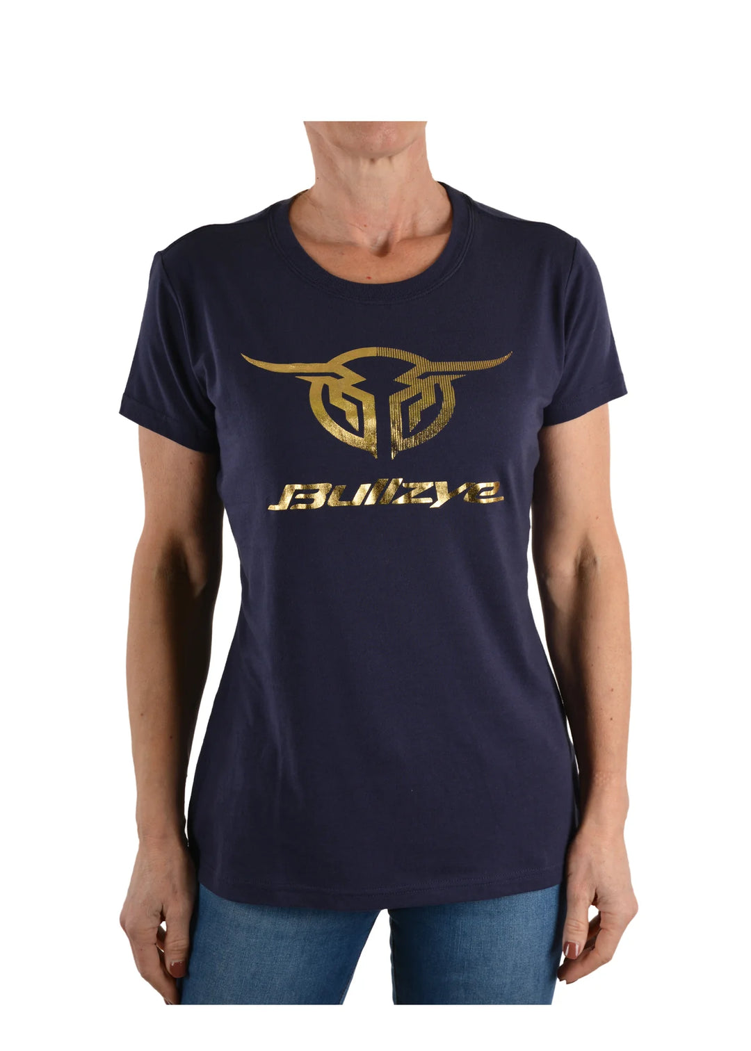 Bullzye Womens Authentic Crew Neck Tee