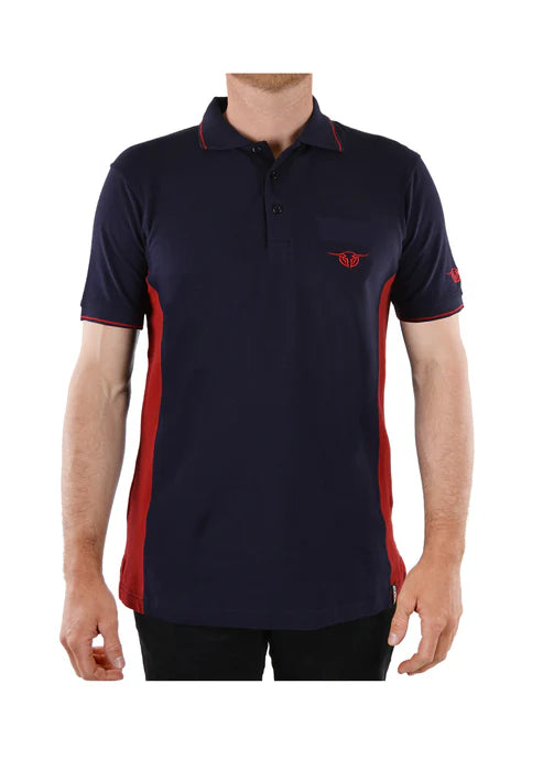 Bullzye Mens Splice S/S Polo
