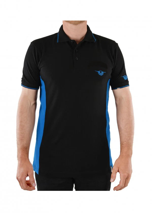 Bullzye Mens Splice S/S Polo