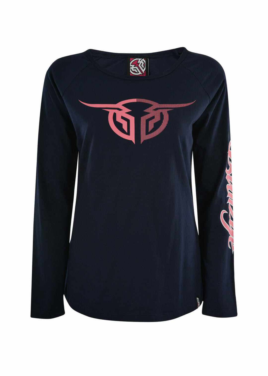 Bullzye Womens Authentic L/S Raglan Tee