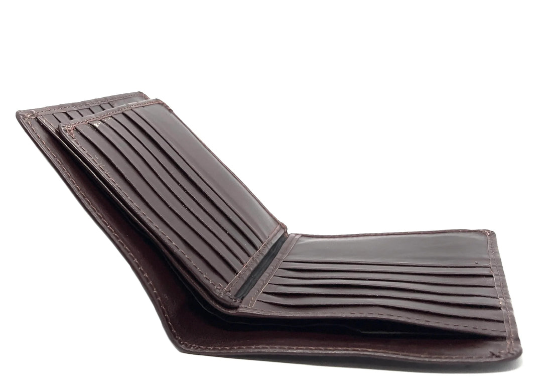 HAARLEM Mens KUZE 24900 Executive Leather Wallet Burgundy