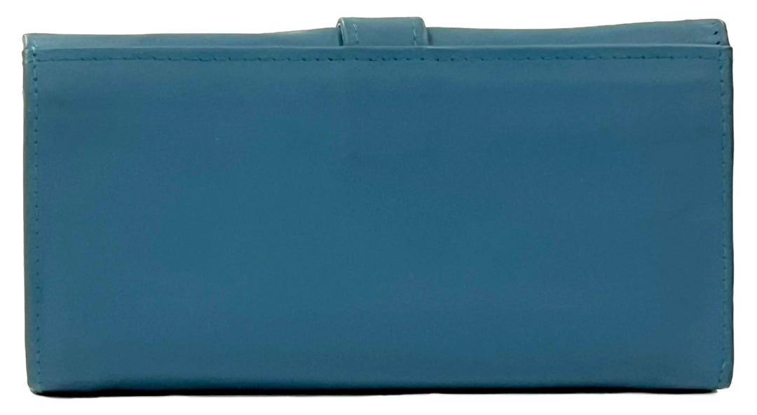 HAARLEM Womens KOZA 26807 Leather Wallet Blue