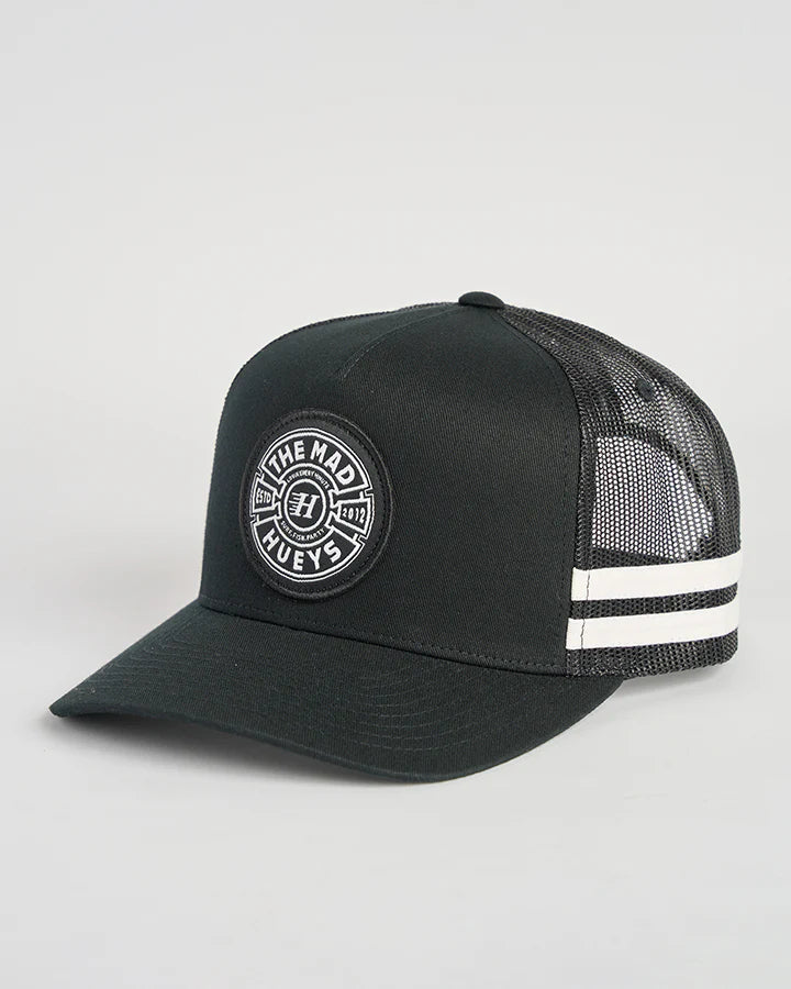TMH Mad Series Twill Trucker Black