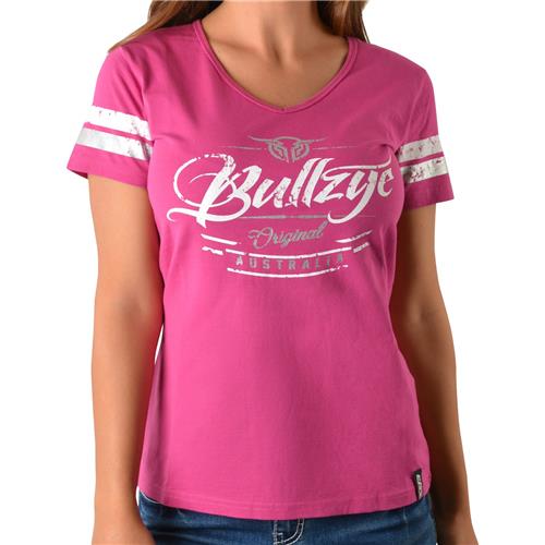Bullzye Womens Captured V-Neck Tee