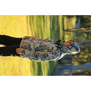 Pro Tac Camo Fleece Hunting Coat with Detachable Hood