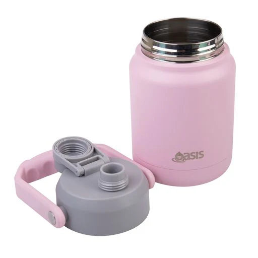 Oasis S/S Insulated Mini Jug w/Carry Handle 1.2L - Carnation - TheSquarePeg