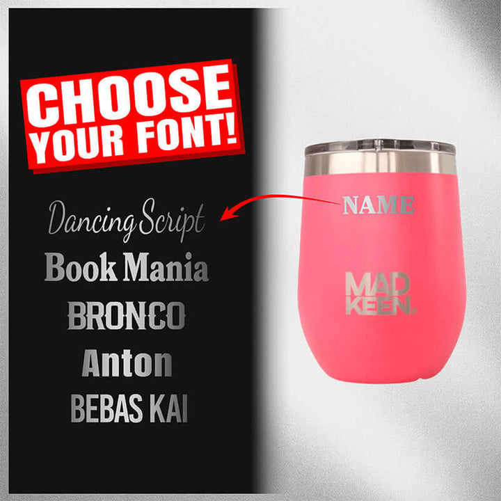 Mad Keen Drinkware - 10oz wine - Corker