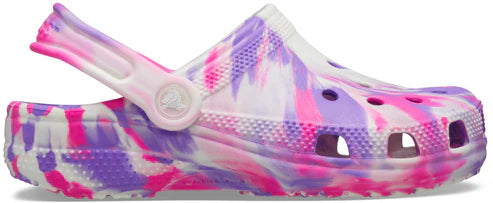 Crocs Classic Glow Marbled Clog T Pink Crush/Multi C7