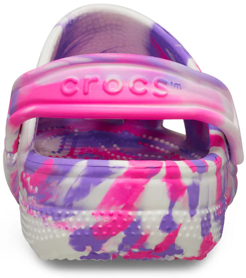 Crocs Classic Glow Marbled Clog T Pink Crush/Multi C7