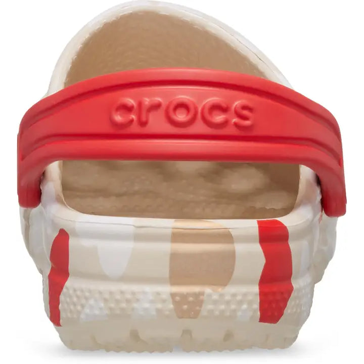 Crocs Classic Heart Print Clog Sandstone/Multi