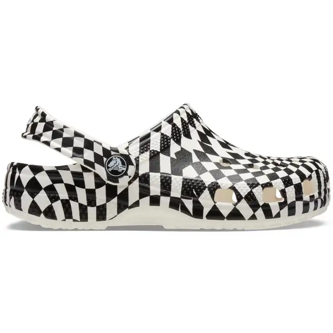 Crocs Kids Classic Warped Checker Clog
