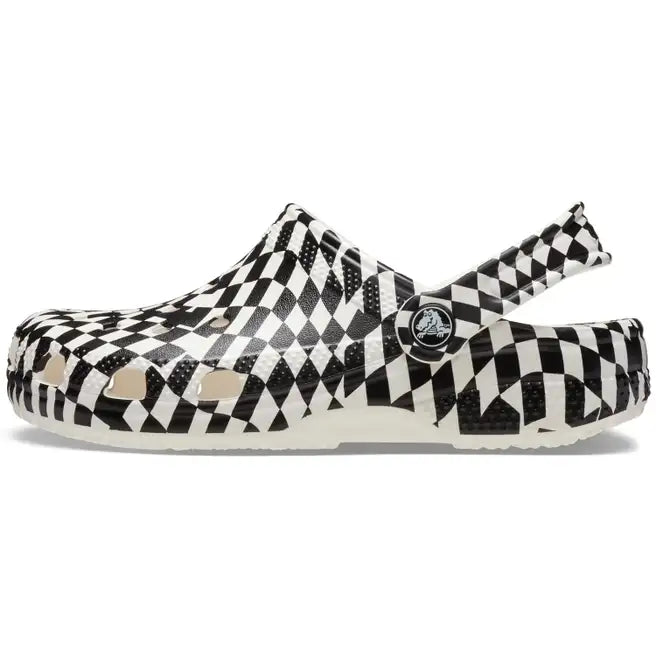 Crocs Kids Classic Warped Checker Clog