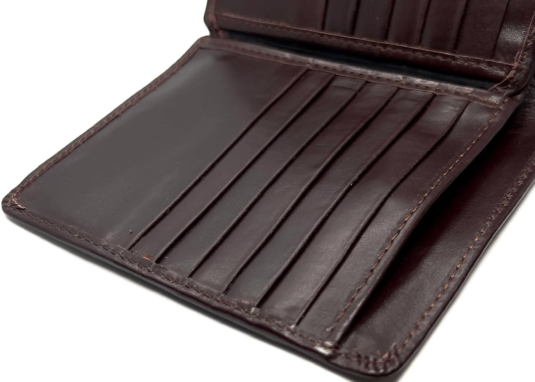 HAARLEM Mens KUZE 24900 Executive Leather Wallet Burgundy