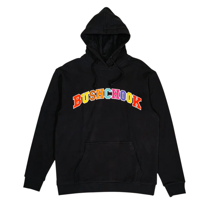 AB BushChook Blocked Fleece Hoody Black