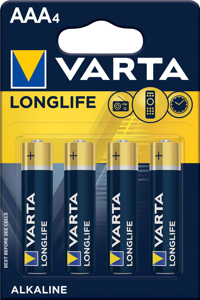 AAA Varta Batt 4pk - TheSquarePeg