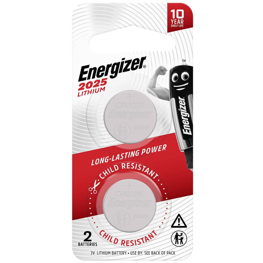 Bun Energiser Lithium Battery CR2025 2pk - TheSquarePeg